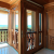 Wooden balcony doors