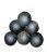Balls for mills made of ferrous metals